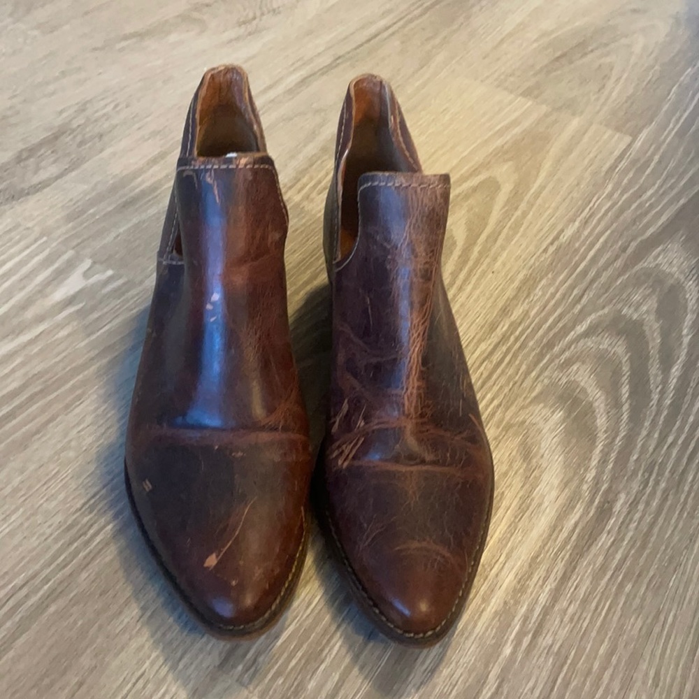 Steve Madden brown boots.